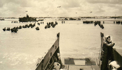 The landing at Utah Beach